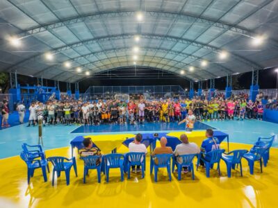 ⚽🏆 Abertura do Campeonato Taça e Entrega da Quadra Reformada Maristela Massucato 🎉